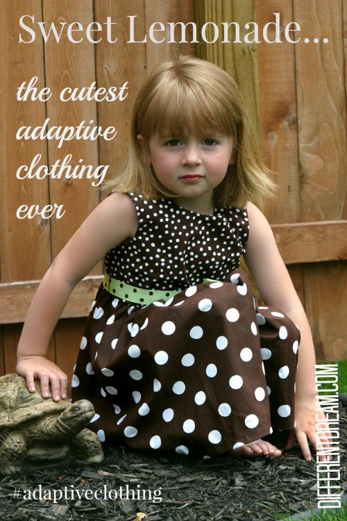 Are you looking for cute adaptive clothing for a child with special needs? Sweet Lemonade's website could end your search.
