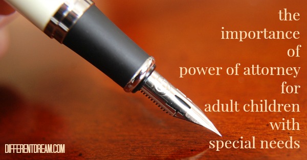 This post explains the importance of obtaining a special needs power of attorney and medical authorization for adult children with medical special needs.