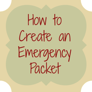 how to create an emergency packet