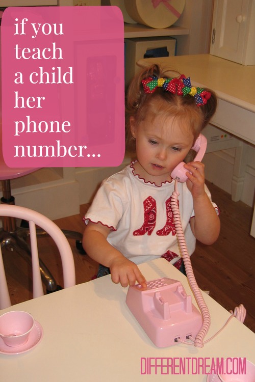 Thanks to Amy, parents may now know how to teach kids their phone numbers. Today she shares several tips for making the process fun.