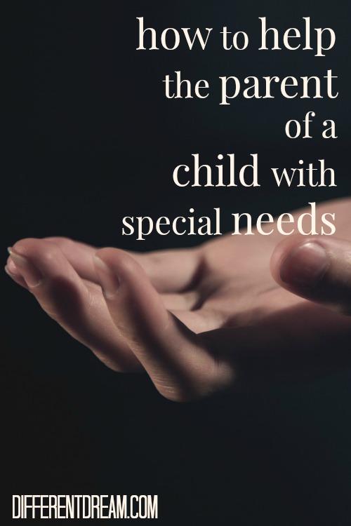 This Huffington Post article by Maria Lin explains how to help special needs parents. Not so much things to do as how to be supportive.