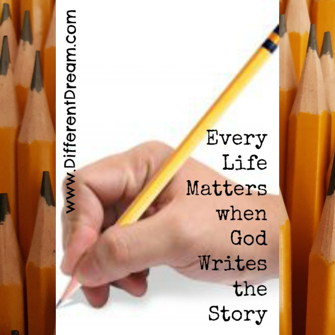 God used a man with special needs who sold pencils on a street corner to show that every life matters when He writes the story and in His own time.