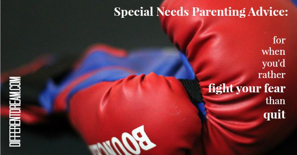 Rebekah Benimoff gives advice about how to fight the special needs parenting fear that pounces in the middle of the night when we're at our most vulnerable.