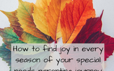 How To Find Joy in Every Season of Your Special Needs Parenting Journey