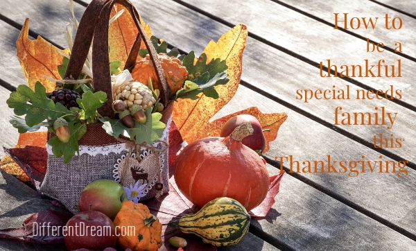 Special needs families can make thanksgiving something to be thankful for by implementing these four ideas before the holiday arrives.