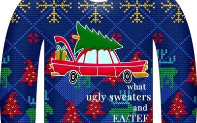 Ugly Sweater Cookie Contests and EA/TEF Memories