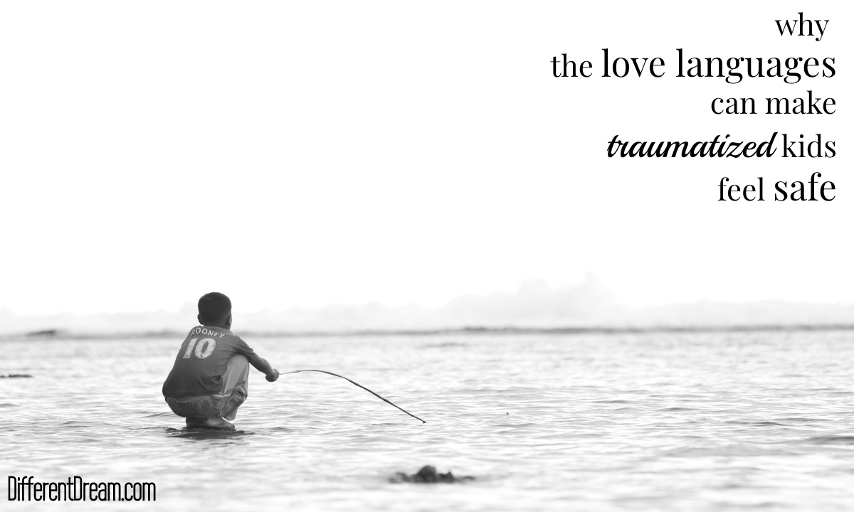 Using the 5 love languages to help traumatized kids makes sense. Whatever causes the trauma, these reasons show why the love languages help.