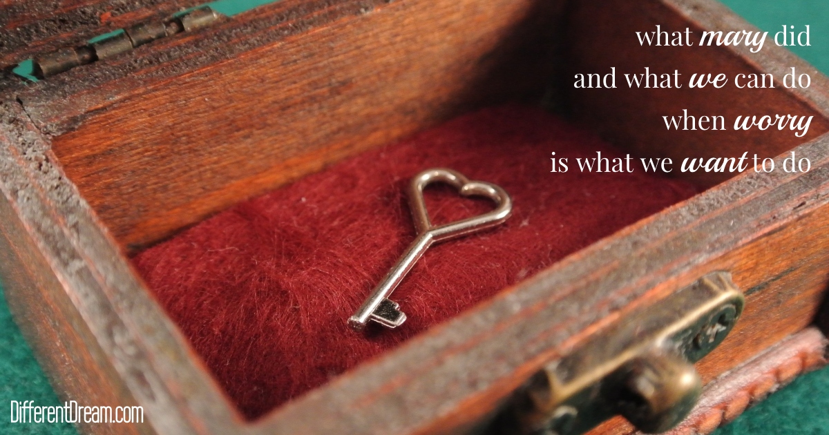 A better question than What did Mary worry about? is How she dealt with worry and how I can deal with parent worries like she did?