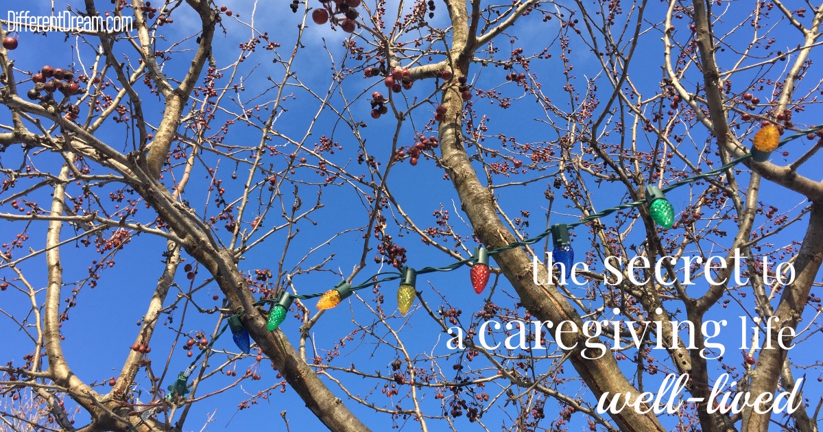 The practice of noting ten minutes in a caregiving life can keep parents in the here and now instead of dwelling on what isn't going well.