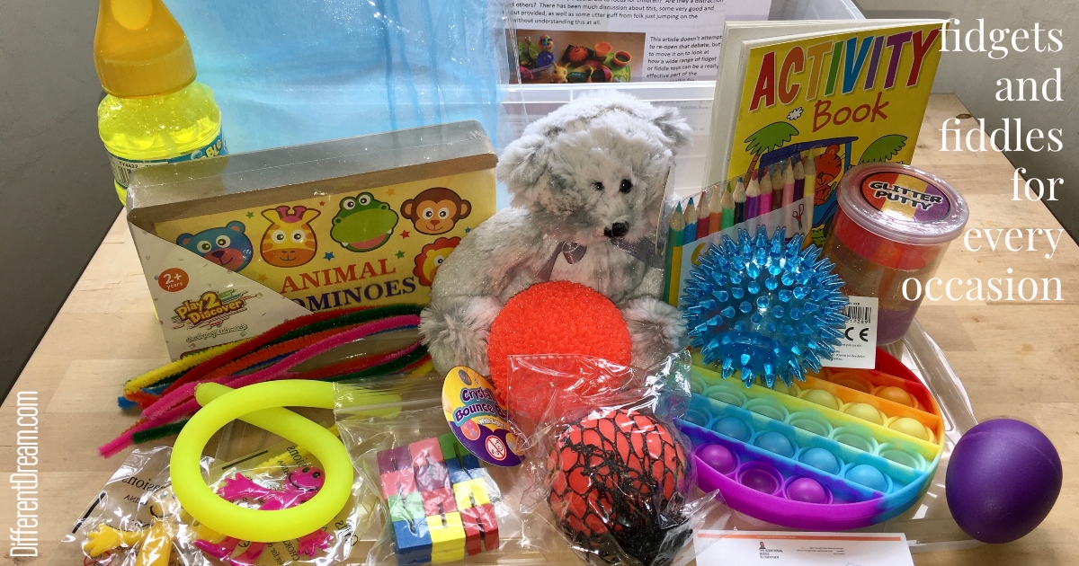 Mark Arnold offers ideas about meeting sensory needs through fidgets and fiddles in this post. Check out these great sensory box additions.