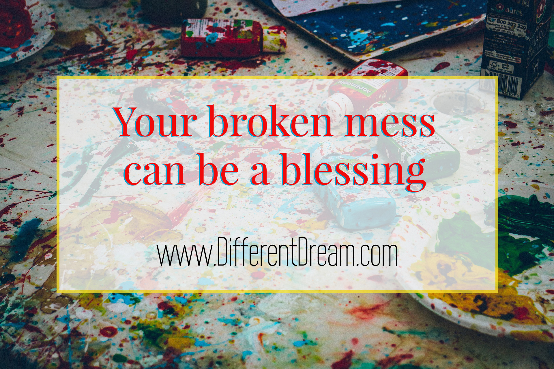 Guest blogger Heather Braucher explains that it's acceptable when your special needs mess is your message.