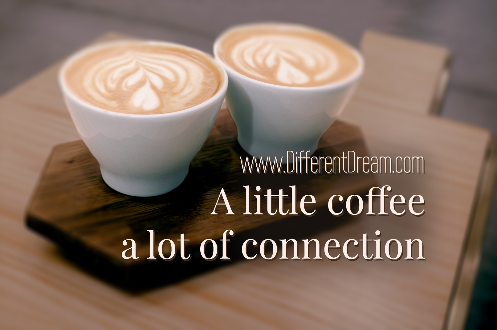 Guest blogger Karen Wright explains how the phrase "I'd like to buy you coffee" has been her go-to for initiating friendship.